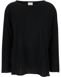 Allude - Pullover With Boart Neckline - Lyst