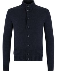 Slowear - Cardigan With Collar Virgin Wool Cardigans - Lyst