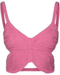 Blumarine - Knitted Butterfly Top - Lyst