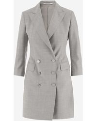Tagliatore - Wool And Silk Double-Breasted Jacket - Lyst