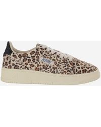 Autry - Sneakers Medalist Low Pony Skin Cow Leather Trainers - Lyst