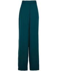 Dries Van Noten - Fabric Trousers With Belt Loops Acetate - Lyst