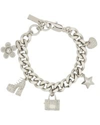 Marc Jacobs - Pave Mini Icon Charm Bracelet - Lyst
