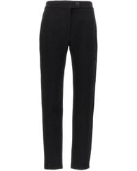 Ferragamo - Skinny Leg Stretch Pants With Tailored Design - Lyst