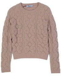 Blumarine - Wool Blend Sweater - Lyst