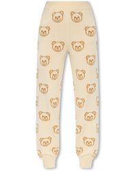 Moschino - Bear Wool Trousers - Lyst
