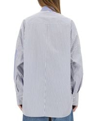 Stella McCartney - Mixed Stripe Shirt Cotton - Lyst