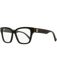 Gucci - Square Eyeglasses Gg1302O 004- 55Mm Plastic (Acetate) - Lyst