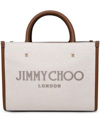 Jimmy Choo - Avenue Bag In Ivory Fabric - Lyst