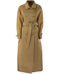 Max Mara - Sacco Oversize Organza Trench Coat - Lyst