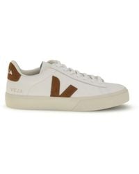 Veja - Campo Sneakers White_Cognac Upper: Leather; Sole: Rubber - Lyst