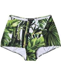 Dolce & Gabbana - Green Leaf Print High - Lyst