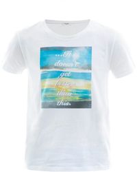 Celine - Printed Cotton Shirt - Lyst