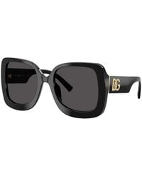 Dolce & Gabbana - Sunglasses Square Full Rim, Shiny Frame And Lens Dg4513501-87 - Lyst