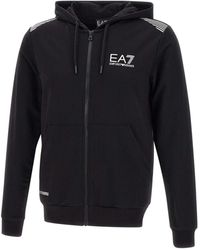 EA7 - Organic Cotton Sweatshirt - Lyst