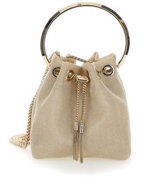 Jimmy Choo - Bon Bon Mini-Tone Handbag With Metal Bracelet Handle - Lyst