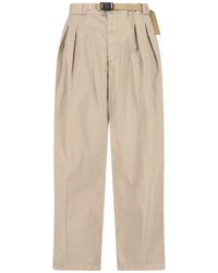 White Sand - Trousers Lyocell - Lyst