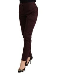 Just Cavalli - Slim Fit Skinny Pant With Zipper Detail - Lyst