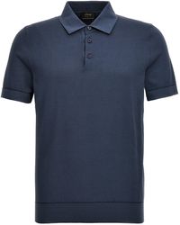 Brioni - Textured Shirt Polo - Lyst