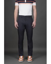 Moorer - Dark Tailored Trousers - Lyst