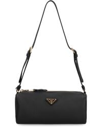 Prada - Logo Leather Crossbody - Lyst