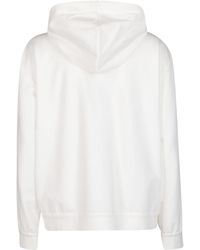 Brunello Cucinelli - Natural Cotton Zip Hoodie - Lyst