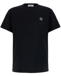 Stone Island - Crew Neck T-Shirt Cotton T-Shirts - Lyst