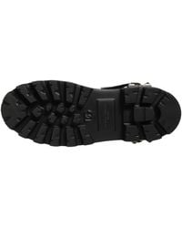 Dolce & Gabbana - Stud Platform Combat High Boots Shoes Leather - Lyst