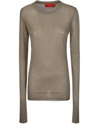 Wild Cashmere - Extra Long Sleeve G/neck Sweater - Lyst