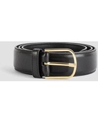 TOTEME - Toteme Wide Leather Trouser Belt - Lyst