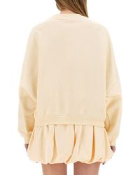 Marni - Cotton Sweatshirt With Print Knit Sweatshirts - Lyst