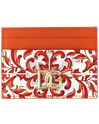 Dolce & Gabbana - Calfskin Cardholder Accessory - Lyst
