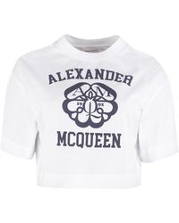 Alexander McQueen T-shirts for Women - Up to 61% off | Lyst