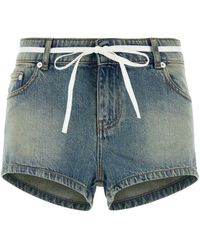 GIMAGUAS - Denim Lazo Shorts - Lyst