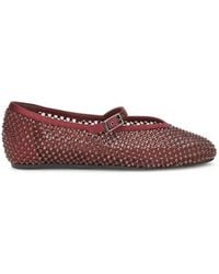 Le Silla - Calf Leather Bos Taurus Ballet Flats - Lyst