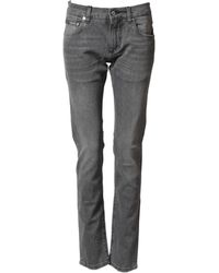 Dolce & Gabbana - Cotton Mid Waist Skinny Denim Jeans Co+02 Clothing - Lyst