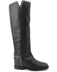 Via Roma 15 - Boots Santa Monica Leather Upper: Leather; Sole: Rubber - Lyst
