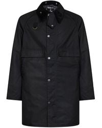 Barbour - Spey Long Waxed Jacket - Lyst