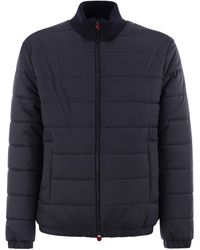 Kiton - Technical Fabric Bomber Jacket - Lyst