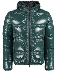 Herno - Hooded Shiny Down Jacket - Lyst