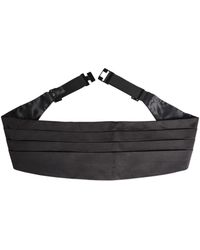 Dolce & Gabbana - Pleated Silk Cummerbund - Lyst