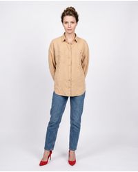 Brunello Cucinelli - Linen Blend Shirt - Lyst