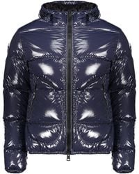 Herno - Hooded Shiny Down Jacket - Lyst