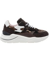 Date - Fuga Pony Leopard Sneakers - Lyst