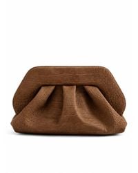 THEMOIRÈ - Handbag Bios Medium Suede Croco Polyurethane Hand Bags - Lyst