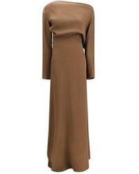 Petar Petrov - Brown Silk Casual Dress - Lyst