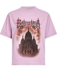 Balenciaga - Old Sacré Cœur Medium Fit T-Shirt - Lyst