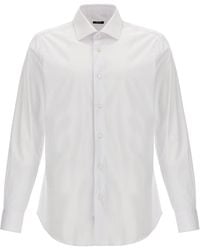 Barba Napoli - Stretch Cotton Poplin Shirt - Lyst
