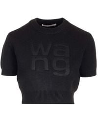 Alexander Wang - Knitted T-Shirt - Lyst