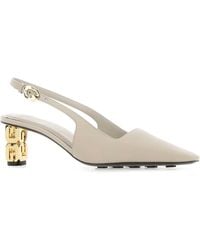 Givenchy - Dove Leather G Cube Pumps - Lyst